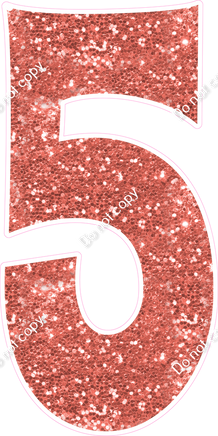 KG 47" Individuals - Coral Sparkle 5