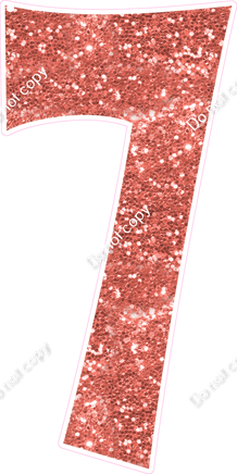 KG 47" Individuals - Coral Sparkle 7