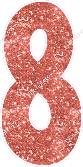 KG 47" Individuals - Coral Sparkle 8