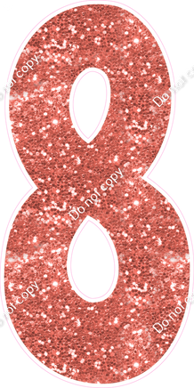 KG 47" Individuals - Coral Sparkle 8