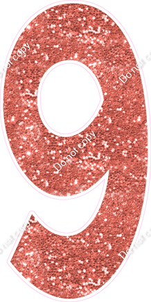 KG 47" Individuals - Coral Sparkle 9