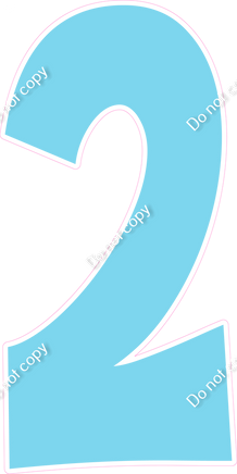 KG 47" Individuals - Flat Baby Blue 2