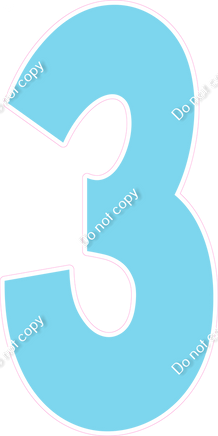 KG 47" Individuals - Flat Baby Blue 3