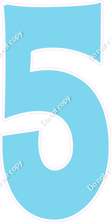 KG 47" Individuals - Flat Baby Blue 5