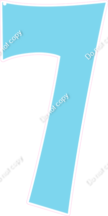 KG 47" Individuals - Flat Baby Blue 7