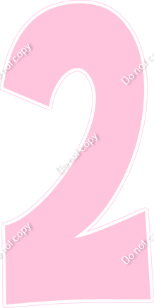 KG 47" Individuals - Flat Baby Pink 2