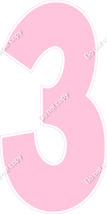 KG 47" Individuals - Flat Baby Pink 3