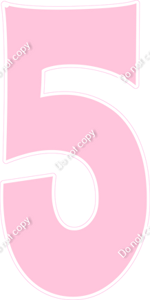 KG 47" Individuals - Flat Baby Pink 5