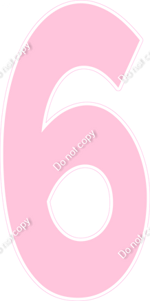 KG 47" Individuals - Flat Baby Pink 6