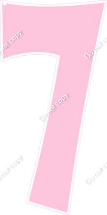 KG 47" Individuals - Flat Baby Pink 7