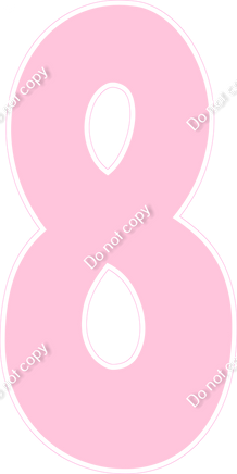 KG 47" Individuals - Flat Baby Pink 8