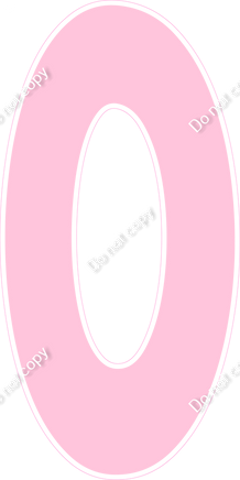 KG 47" Individuals - Flat Baby Pink