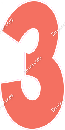 KG 47" Individuals - Flat Coral 3