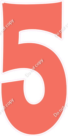 KG 47" Individuals - Flat Coral 5