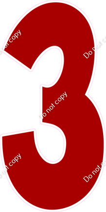 KG 47" Individuals - Flat Crimson 3