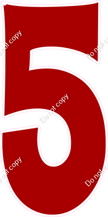 KG 47" Individuals - Flat Crimson 5