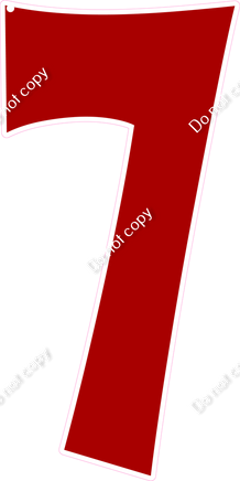KG 47" Individuals - Flat Crimson 7