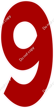 KG 47" Individuals - Flat Crimson 9