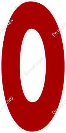 KG 47" Individuals - Flat Crimson