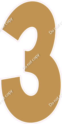 KG 47" Individuals - Flat Gold 3