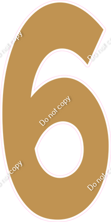 KG 47" Individuals - Flat Gold 6