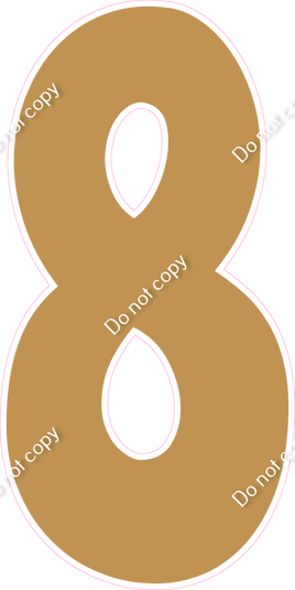 KG 47" Individuals - Flat Gold 8