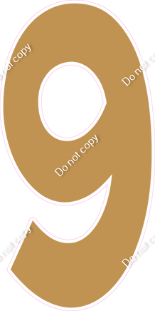 KG 47" Individuals - Flat Gold 9