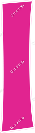 KG 47" Individuals - Flat Hot Pink 1