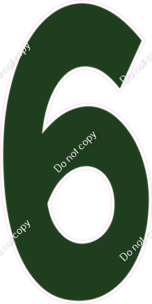 KG 47" Individuals - Flat Hunter Green 6