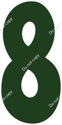 KG 47" Individuals - Flat Hunter Green 8