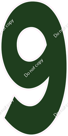 KG 47" Individuals - Flat Hunter Green 9