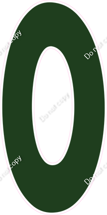 KG 47" Individuals - Flat Hunter Green