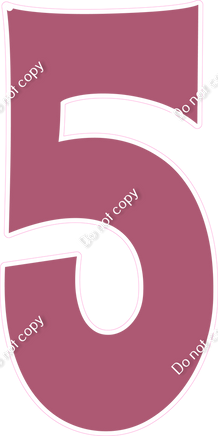 KG 47" Individuals - Flat Mauve 5