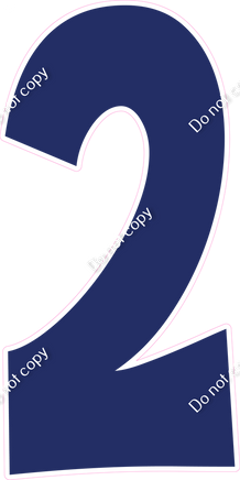 KG 47" Individuals - Flat Navy Blue 2