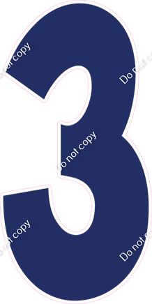 KG 47" Individuals - Flat Navy Blue 3