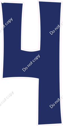 KG 47" Individuals - Flat Navy Blue 4