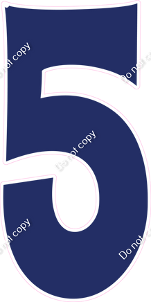 KG 47" Individuals - Flat Navy Blue 5