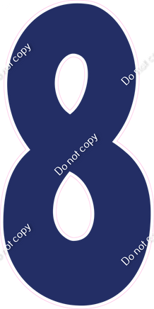 KG 47" Individuals - Flat Navy Blue 8