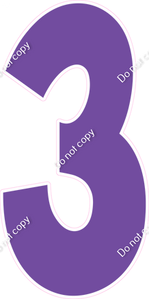 KG 47" Individuals - Flat Purple 3