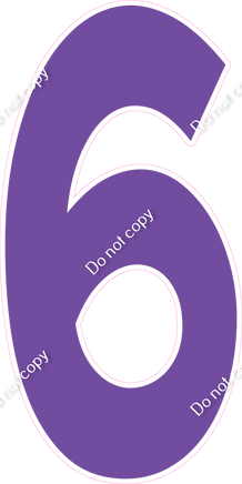 KG 47" Individuals - Flat Purple 6