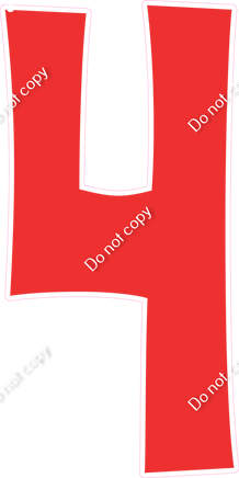 KG 47" Individuals - Flat Red 4