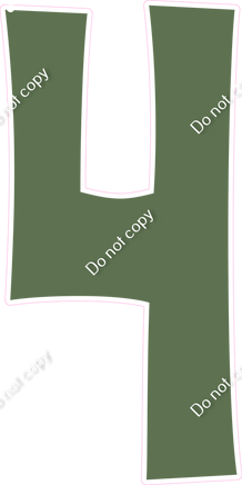 KG 47" Individuals - Flat Sage 4