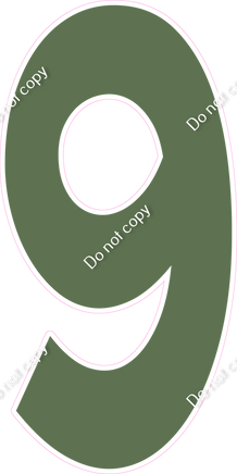 KG 47" Individuals - Flat Sage 9