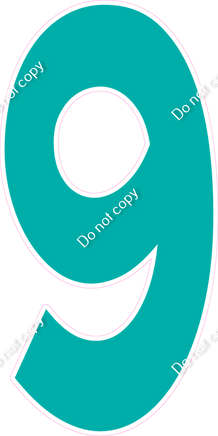 KG 47" Individuals - Flat Teal 9