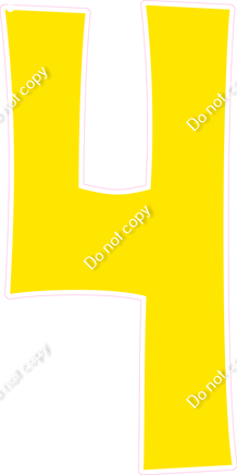 KG 47" Individuals - Flat Yellow 4