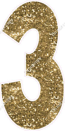 KG 47" Individuals - Gold Sparkle 3