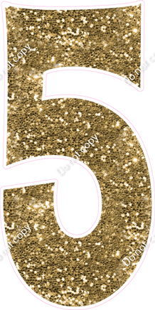 KG 47" Individuals - Gold Sparkle 5