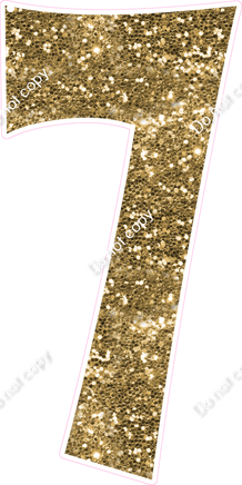 KG 47" Individuals - Gold Sparkle 7