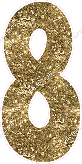 KG 47" Individuals - Gold Sparkle 8