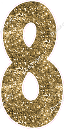 KG 47" Individuals - Gold Sparkle 8